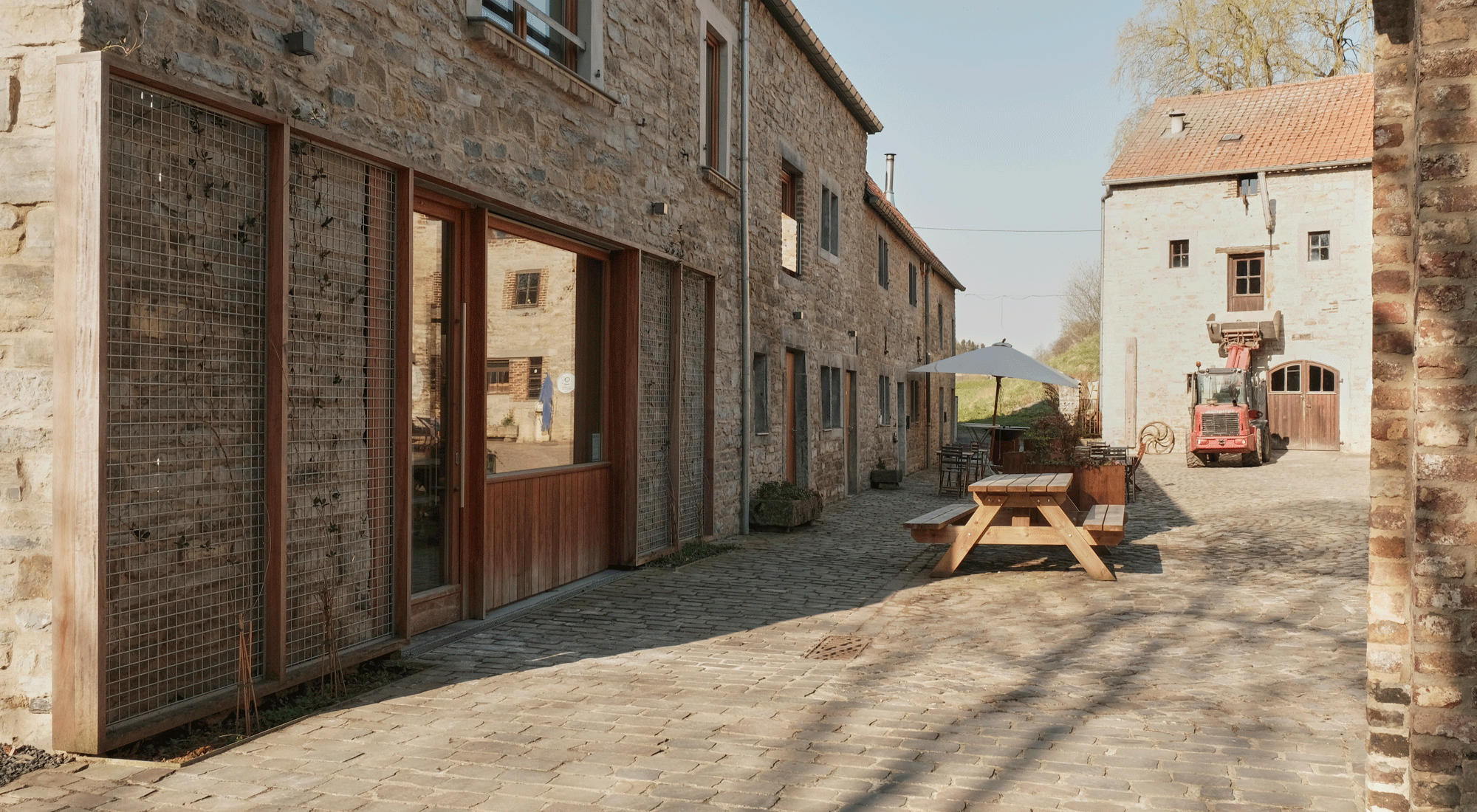 Site du moulin de Ferrières, Binario architectes © Andrea Tenuta