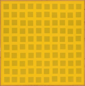 100 carrés jaunes, Vera Molnar © Ver Molnar © FRAC Normandie
