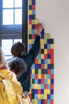 Vue d'exposition, Luna Pittau & Camille Bleker, ICA © Romy Berger