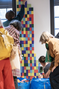 Vue d'exposition, Luna Pittau & Camille Bleker, ICA © Romy Berger