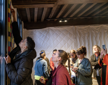 Vue d'exposition, Luna Pittau & Camille Bleker, ICA © Romy Berger