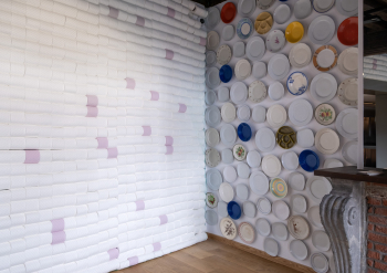 Vue d'exposition, Luna Pittau & Camille Bleker, ICA © Romy Berger