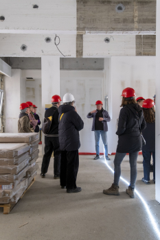 Visites des projets avec le comité de rédaction © Romy Berger