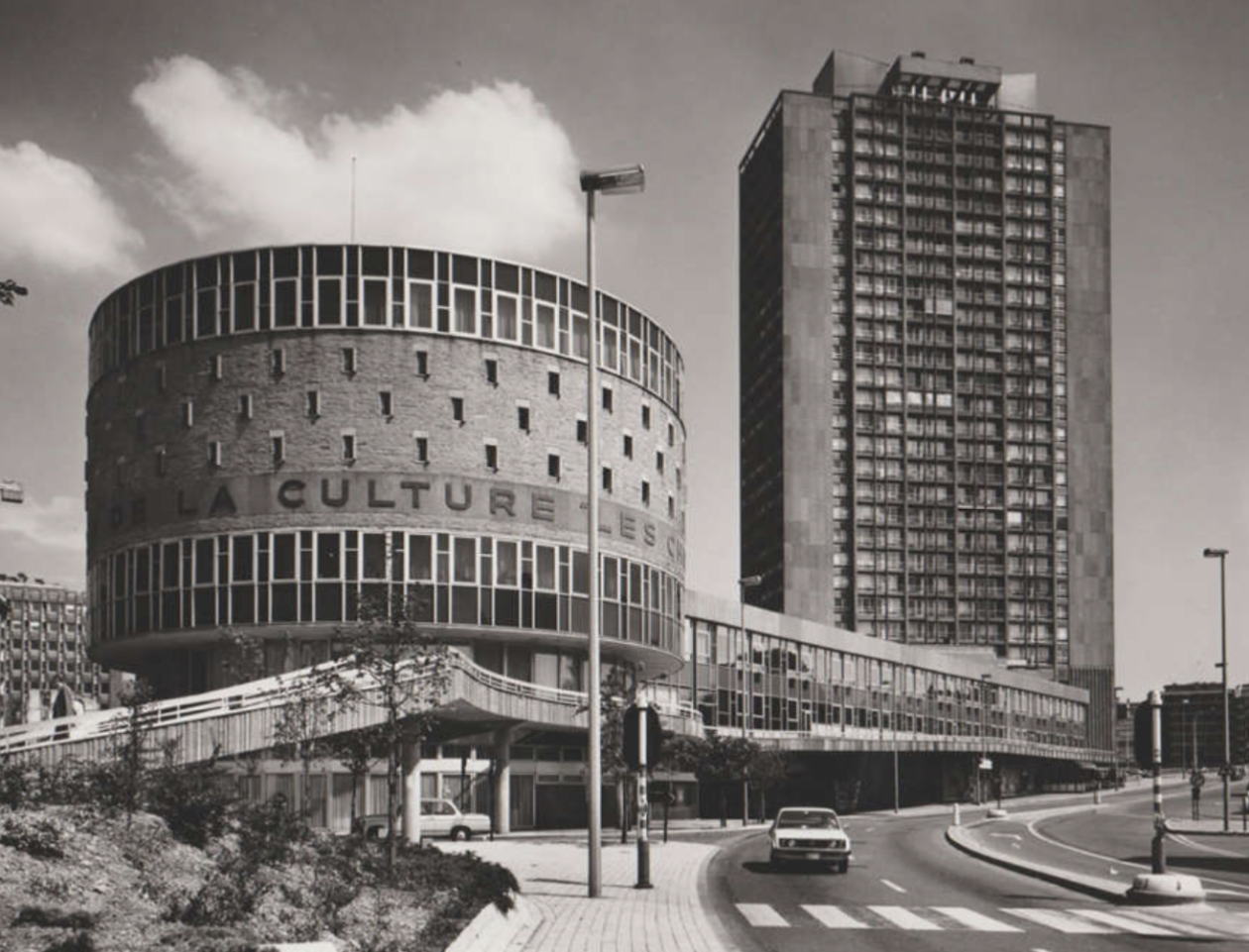 © Complexe des Chiroux-Croisiers, GAR-Archives d’architecture (ULiège), fonds Francis Niffle
