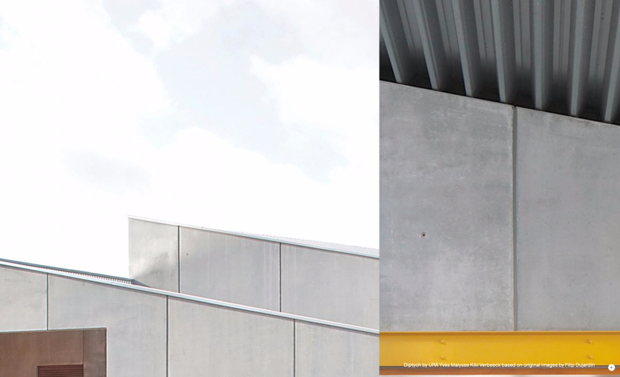 © Diptych by URA Yves Malysse Kiki Verbeeck based on original images by Filip Dujardin