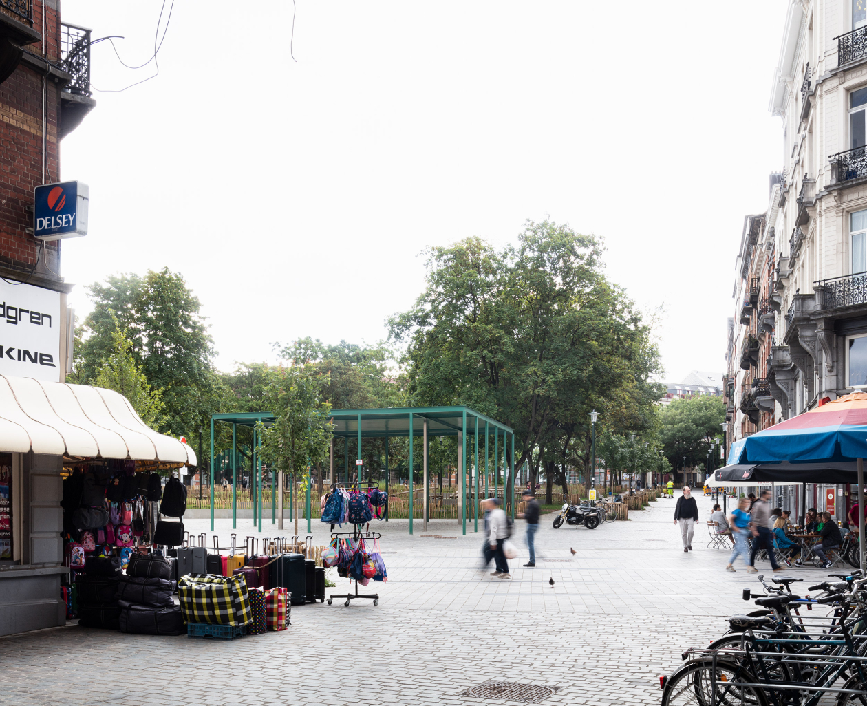 Place Marie Janson, vvv architecture urbanisme x Paola Viganò © Michiel de Cleene