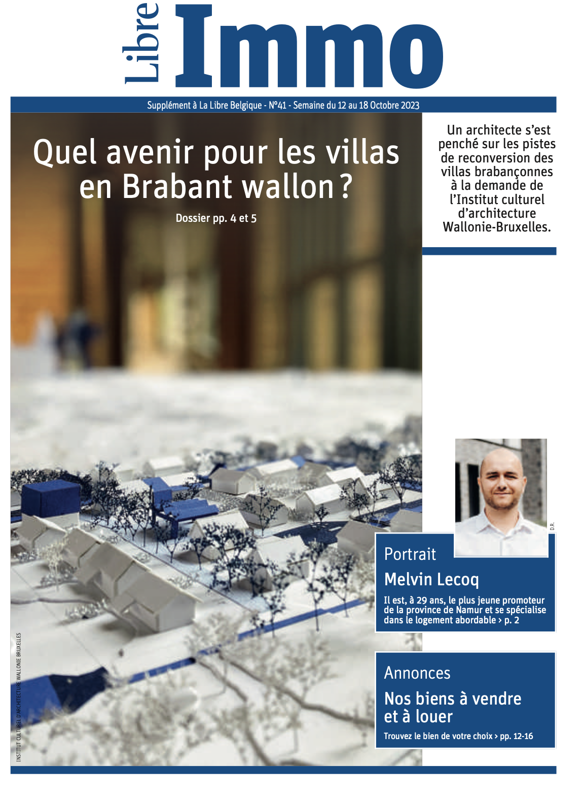 Couverture du supplément La Libre Immo