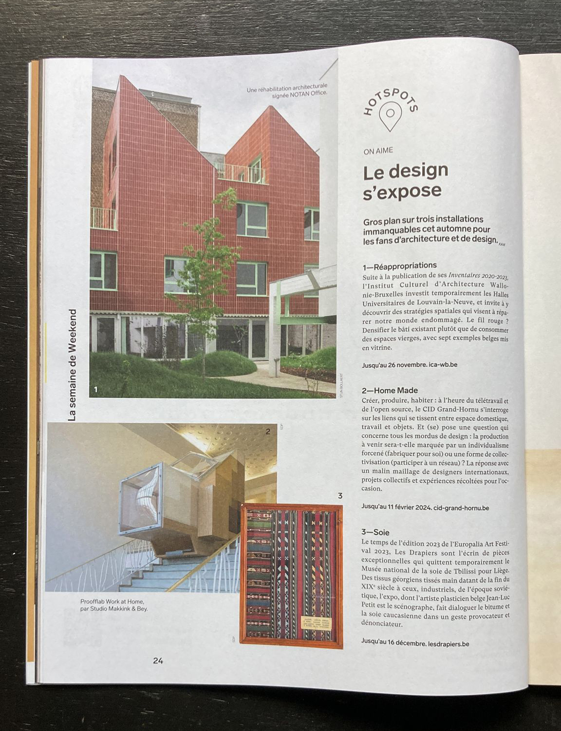 Réappropriations parmi les expositions à ne pas manquer dans le Vif Week-End Edition spéciale Black Design