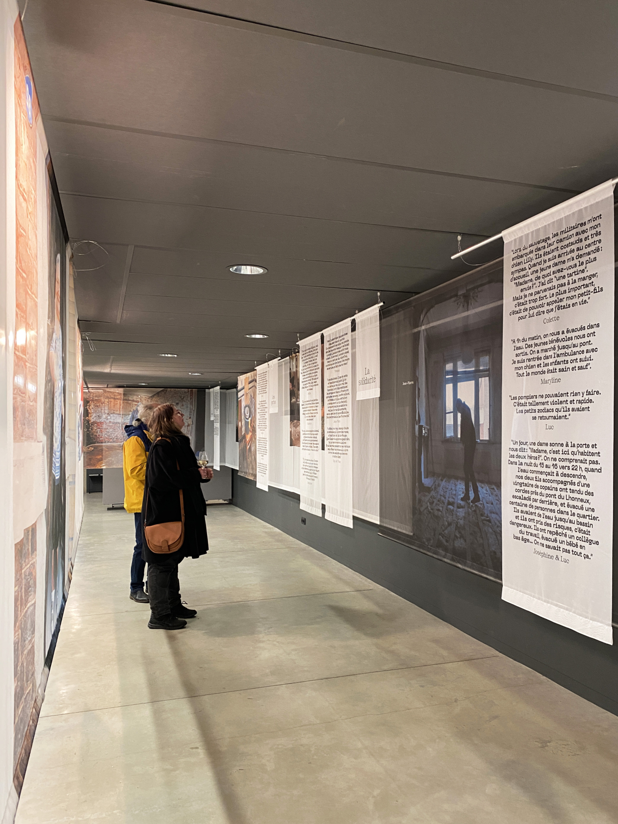 Itinérance de l'exposition Fluctuations, Centre culturel Alter Schlachthof, janvier 2023, Eupen © ICA