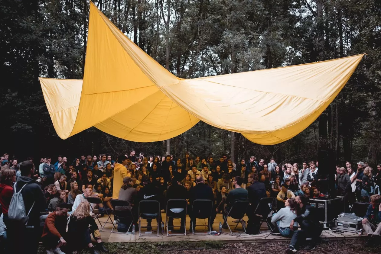Horst Arts & Music, archi Gijs Van Vaerenbergh (with students Collective Practice) © photo Maxim Verbueken, 2018