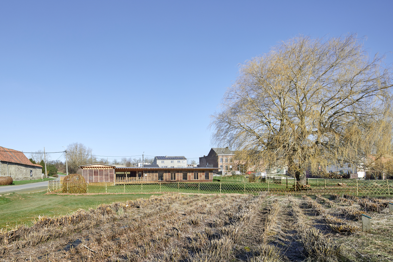 Infrastructure Naturelle Braives, bruum architecture © Samuel Defourny