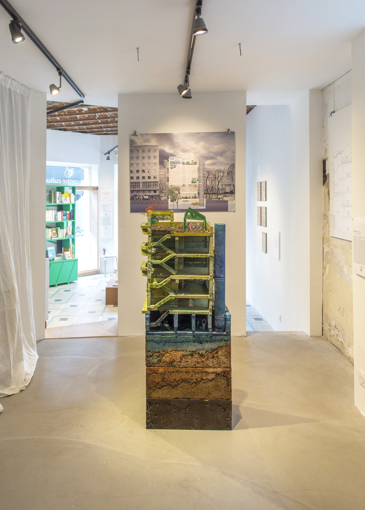 Vue de l'exposition, Ce qu'habiter veut dire, ICA © Benoit Chailleux