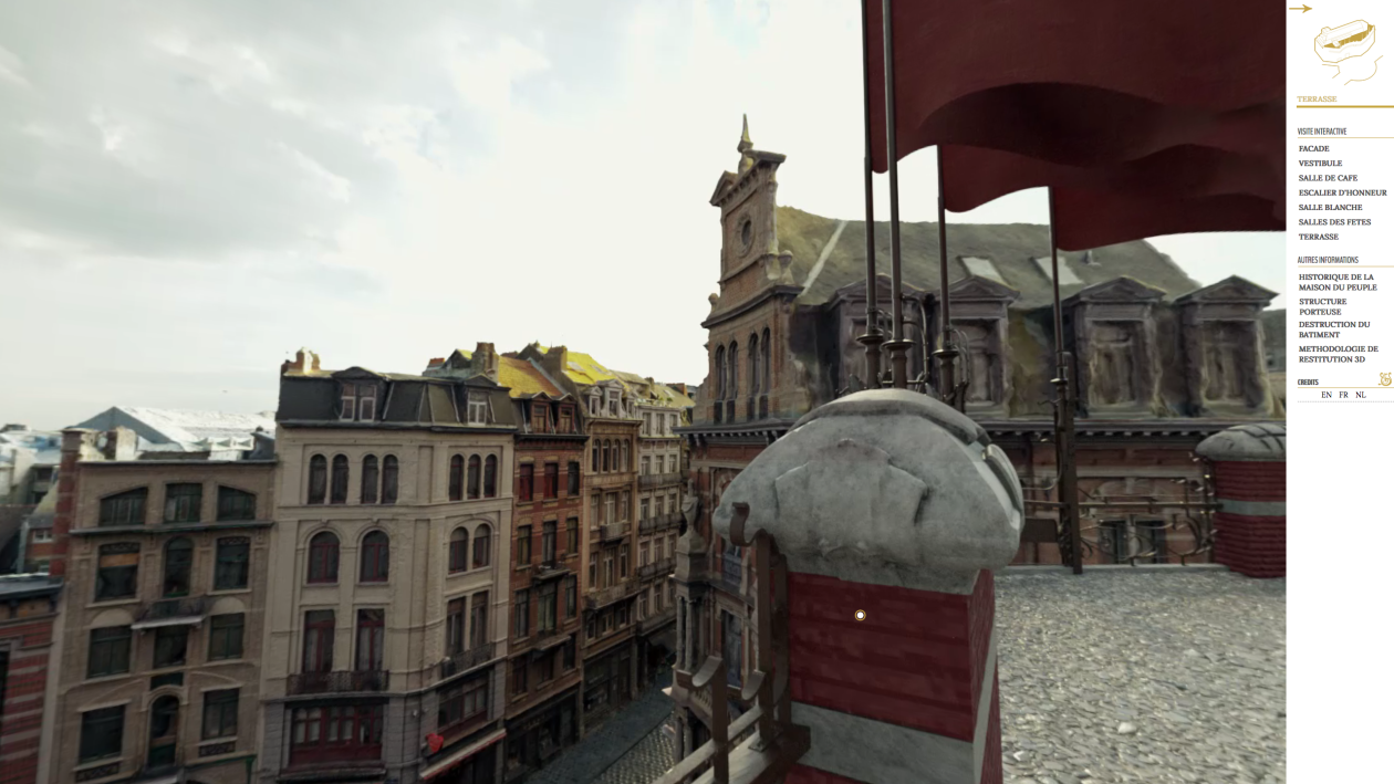 Visite virtuelle © AlICe lab (ULB) / Musée Horta