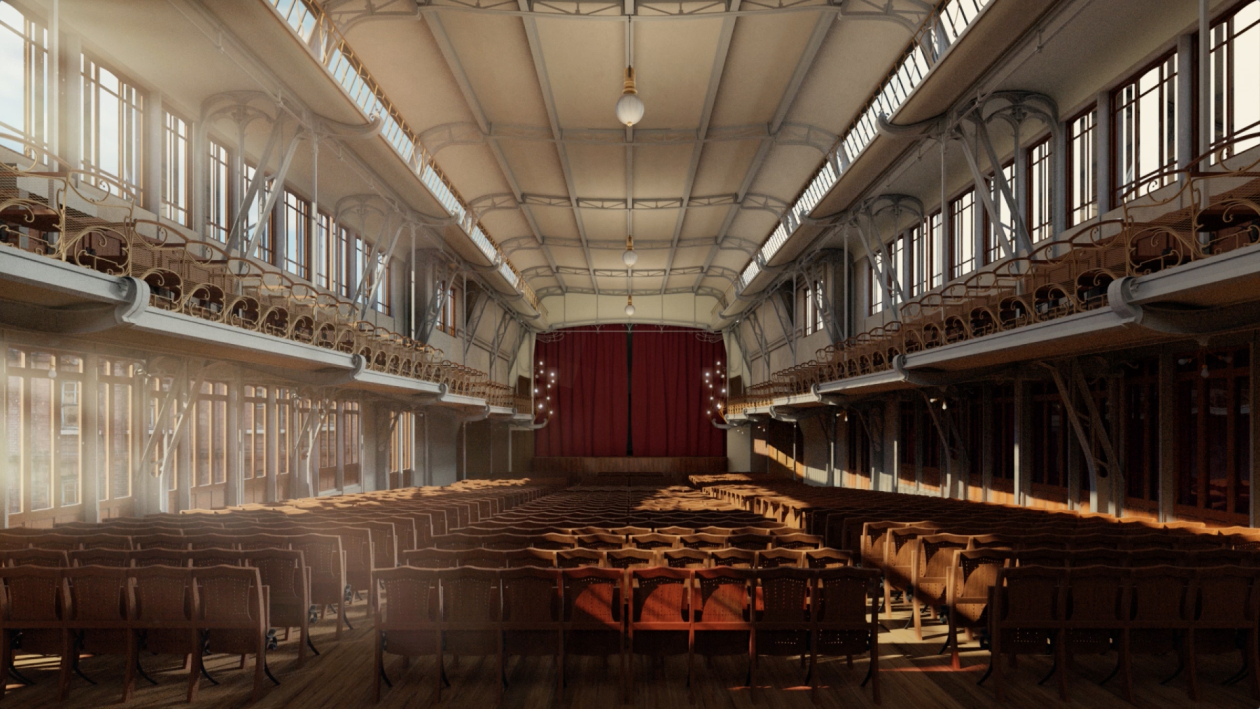 Restitution © AlICe lab (ULB) / Musée Horta