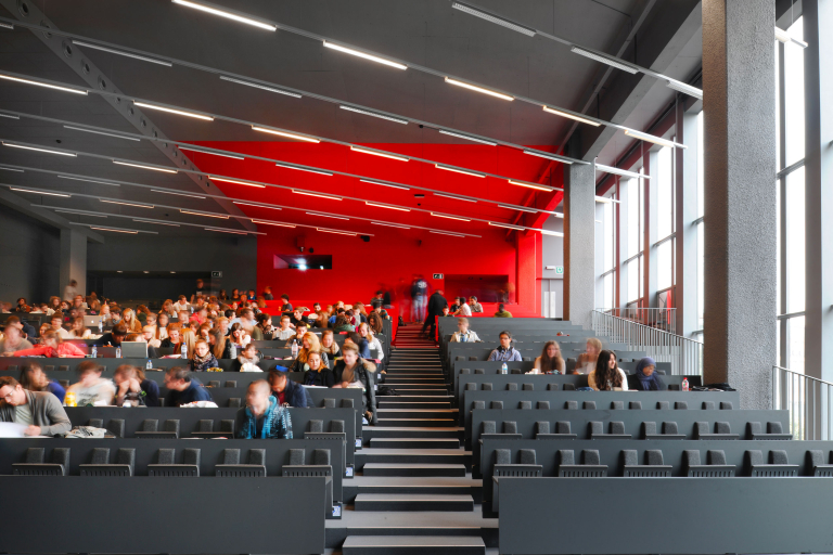 Amphithéâtres Opéra de l’Université de Liège, 2013, Jean Glibert avec Dethier Architecture © Serge Brison