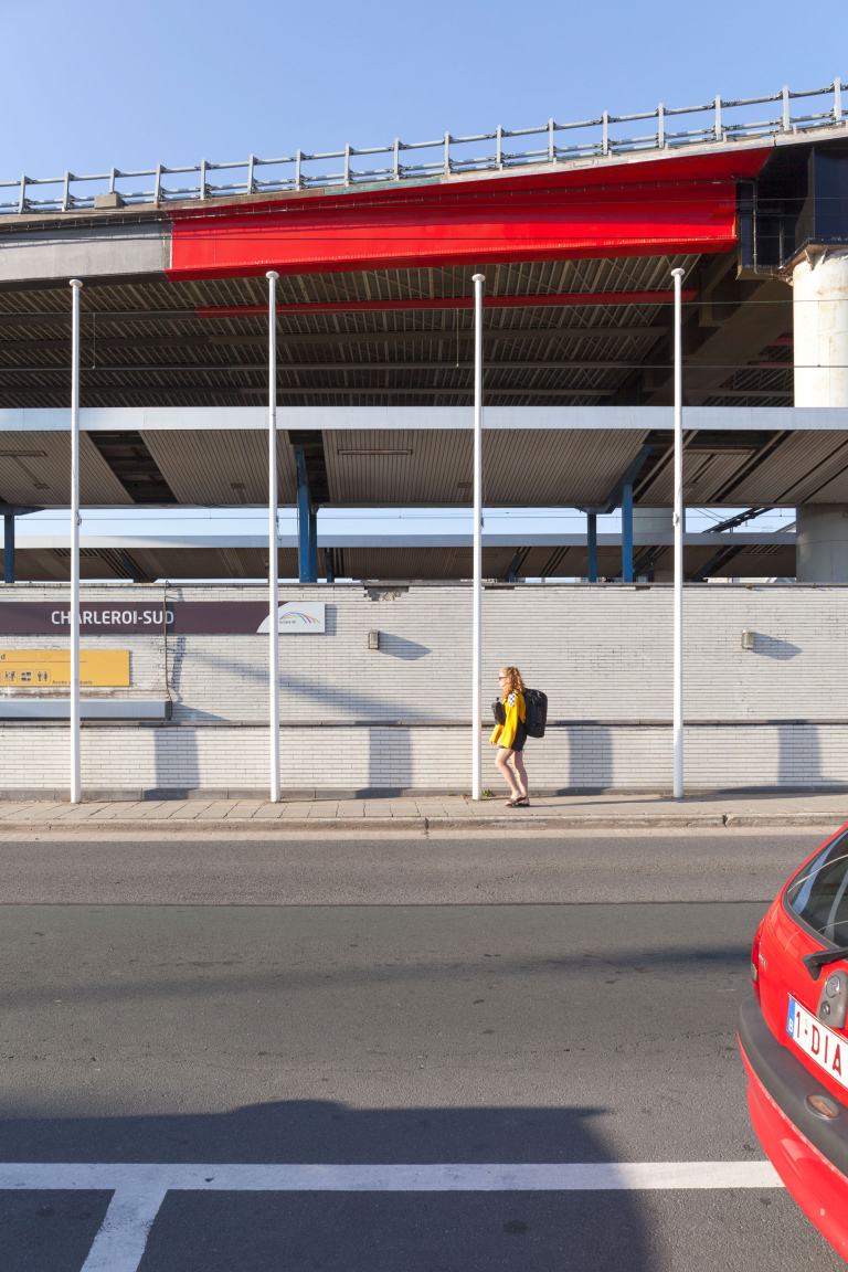 Ring 9, Charleroi, 2016, Jean Glibert avec RESERVOIR A et Jacques Fryns (éclairage) © Marie-Noëlle Dailly