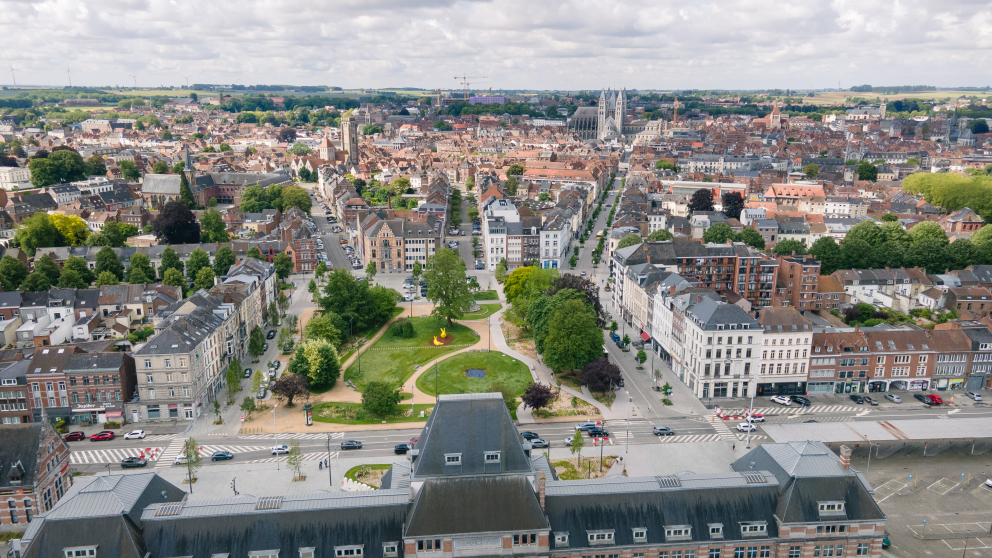 Plateau de la gare de Tournai