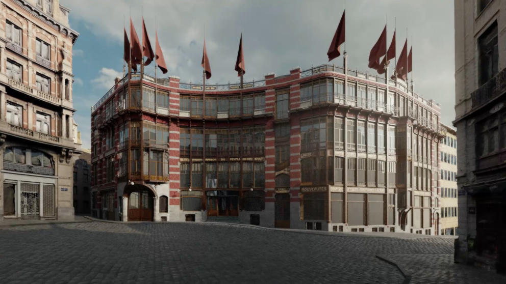 Restitution © AlICe lab (ULB) / Musée Horta