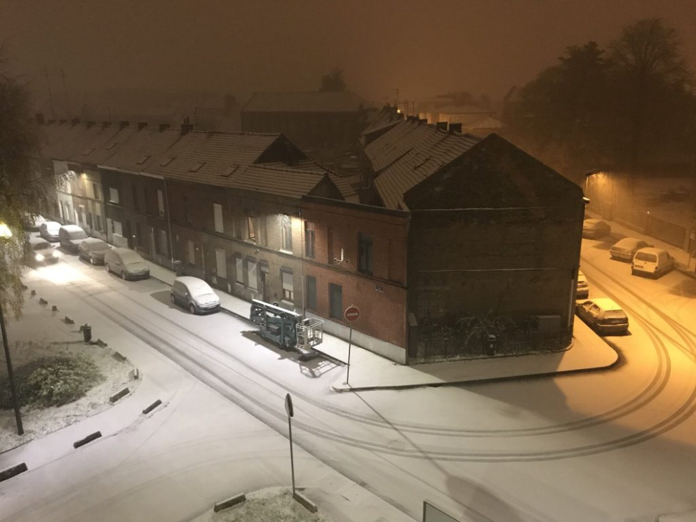 Sneckdown - photo prise à Tourcoing (Nord de la France) le 30 novembre 2017 par Katy Vuylsteker